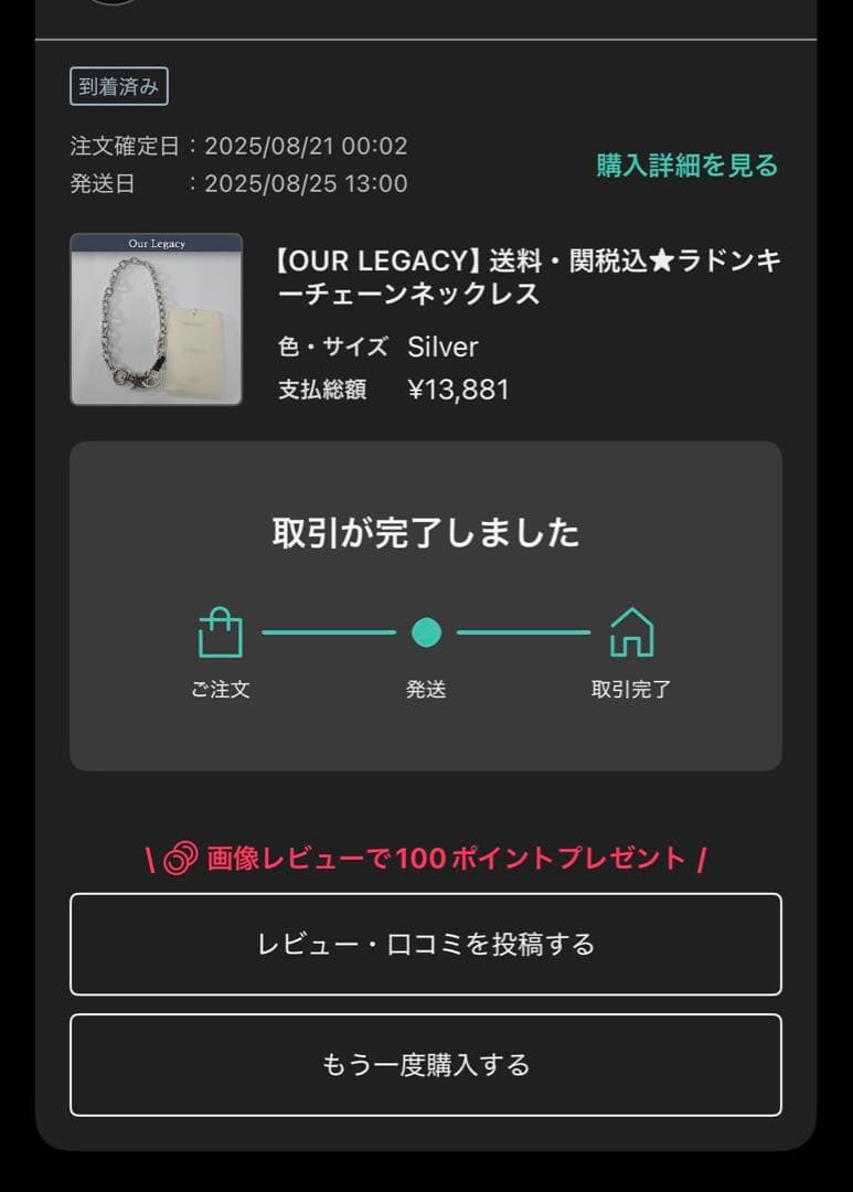 アクセサリー OUR LEGACY LADON NICKEL CHAIN NECKLACE