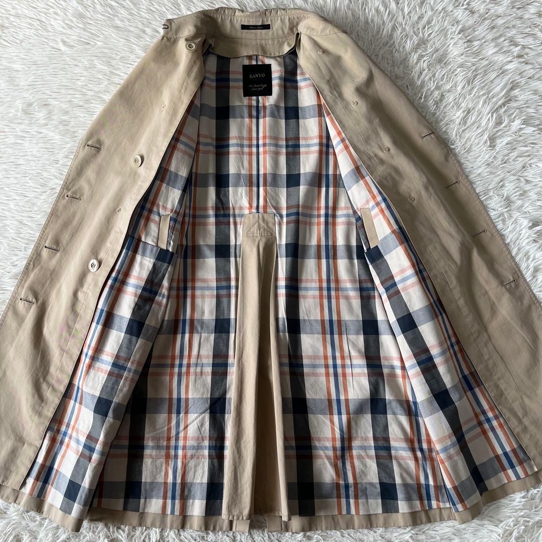 【美品】サンヨー　三陽商会　ウールライナー付き　100年コート トレンチコート