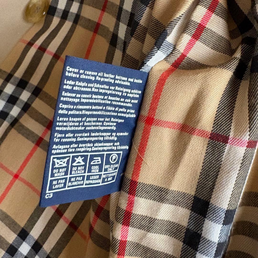 Burberrys バーバリー 英国製 トレンチコート ノバチェック ベージュ