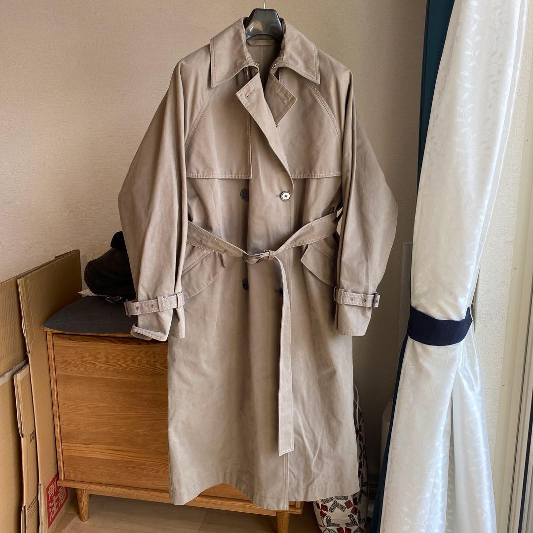 Acne Studios ダブルブレスト オーバーサイズ トレンチコート