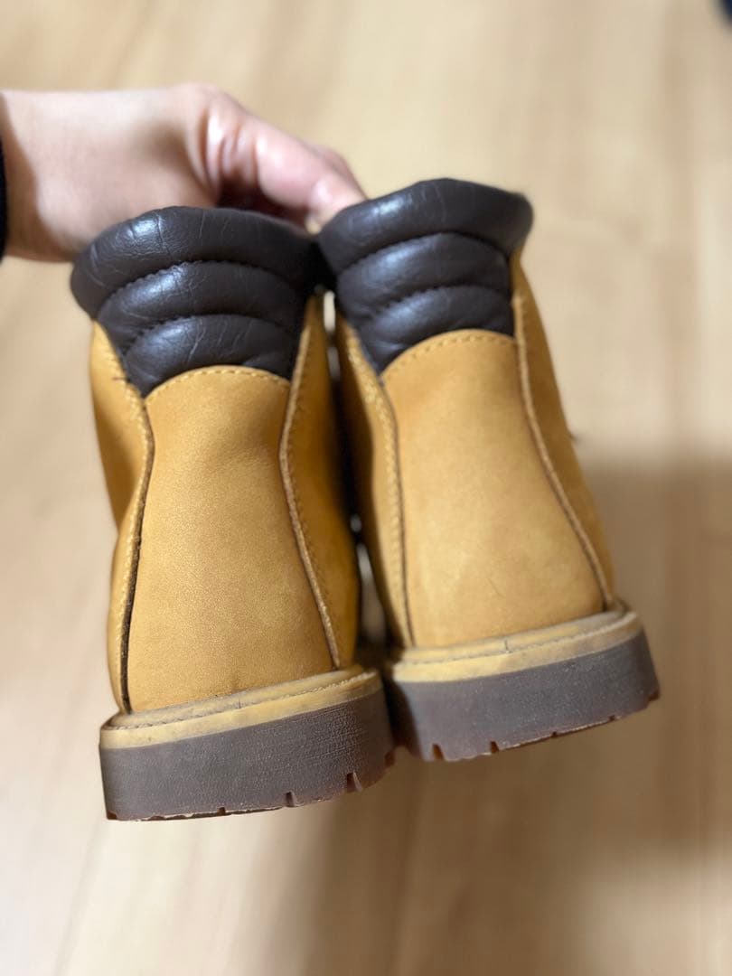 Timberland ベージュ ハイカットワークブーツ