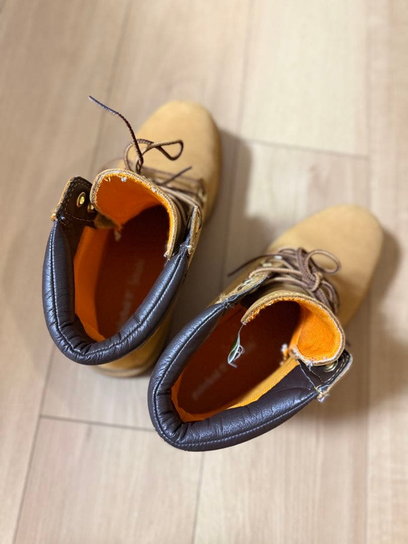 Timberland ベージュ ハイカットワークブーツ