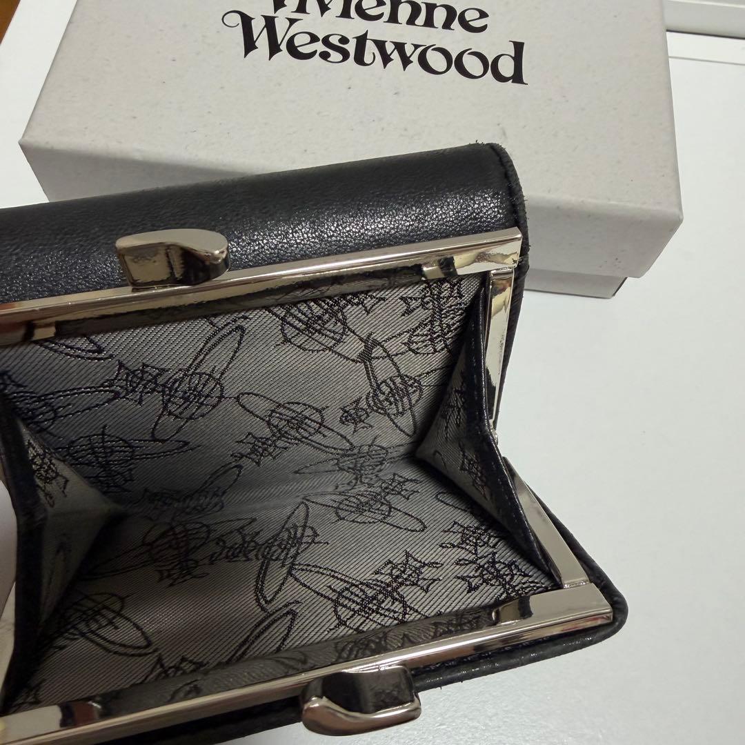 Vivienne Westwood 三つ折り財布 ブラック オーブ EMMA