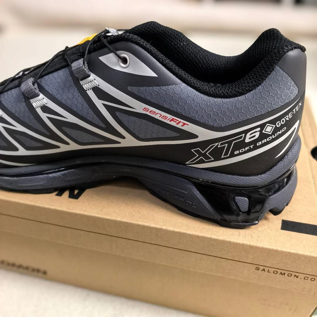 XT6 GORE-TEX アウトドアランニングシューズメンズスニーカーグレー27