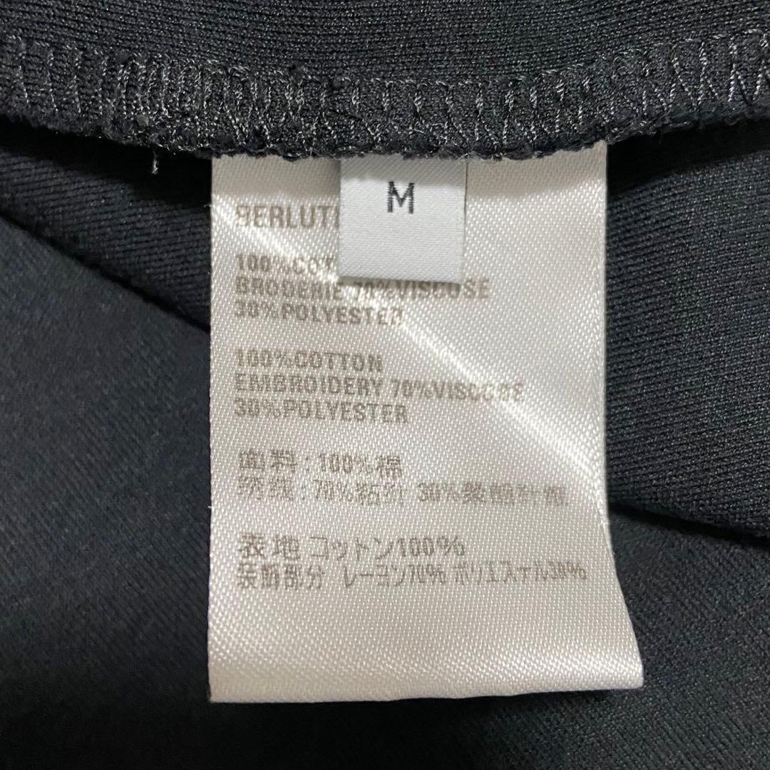 【入手困難】ベルルッティ 半袖 Tシャツ 両面刺繍 カリグラフィ