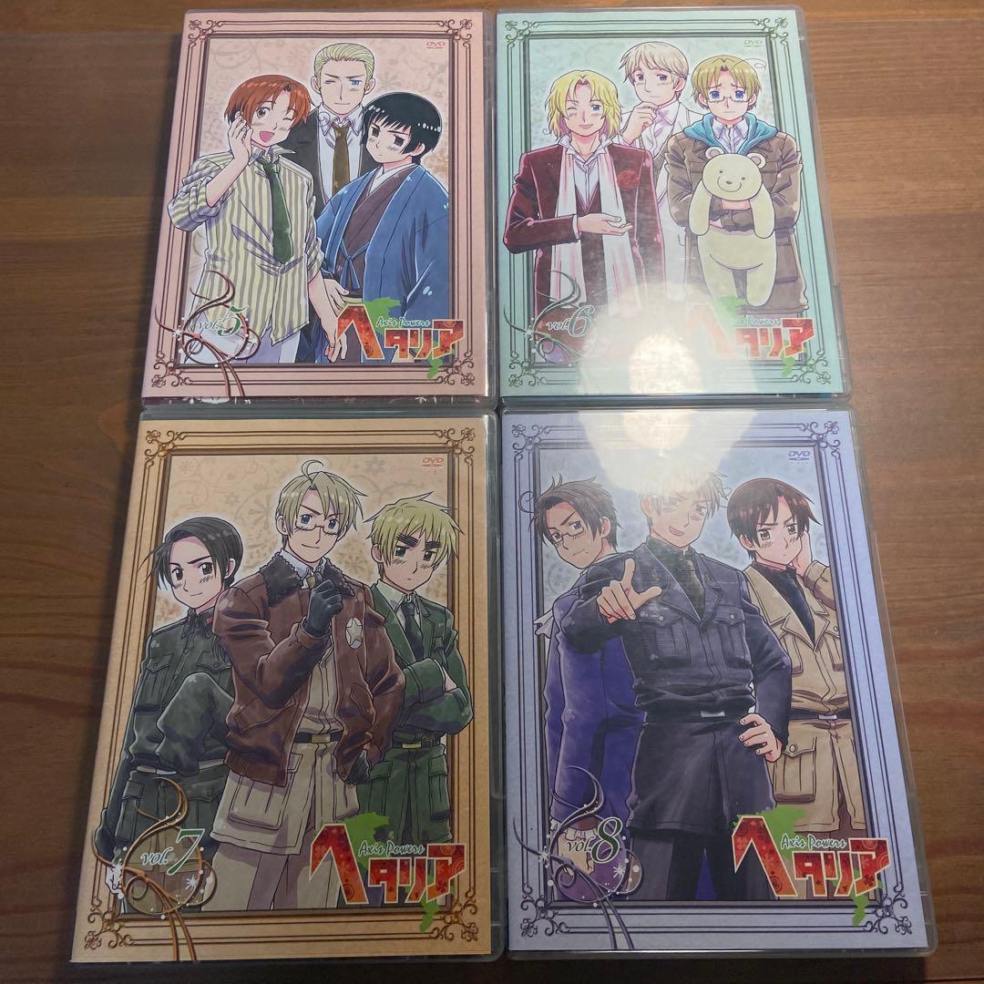 ヘタリア 初回限定版dvd 1〜4期全巻+ファンディスク