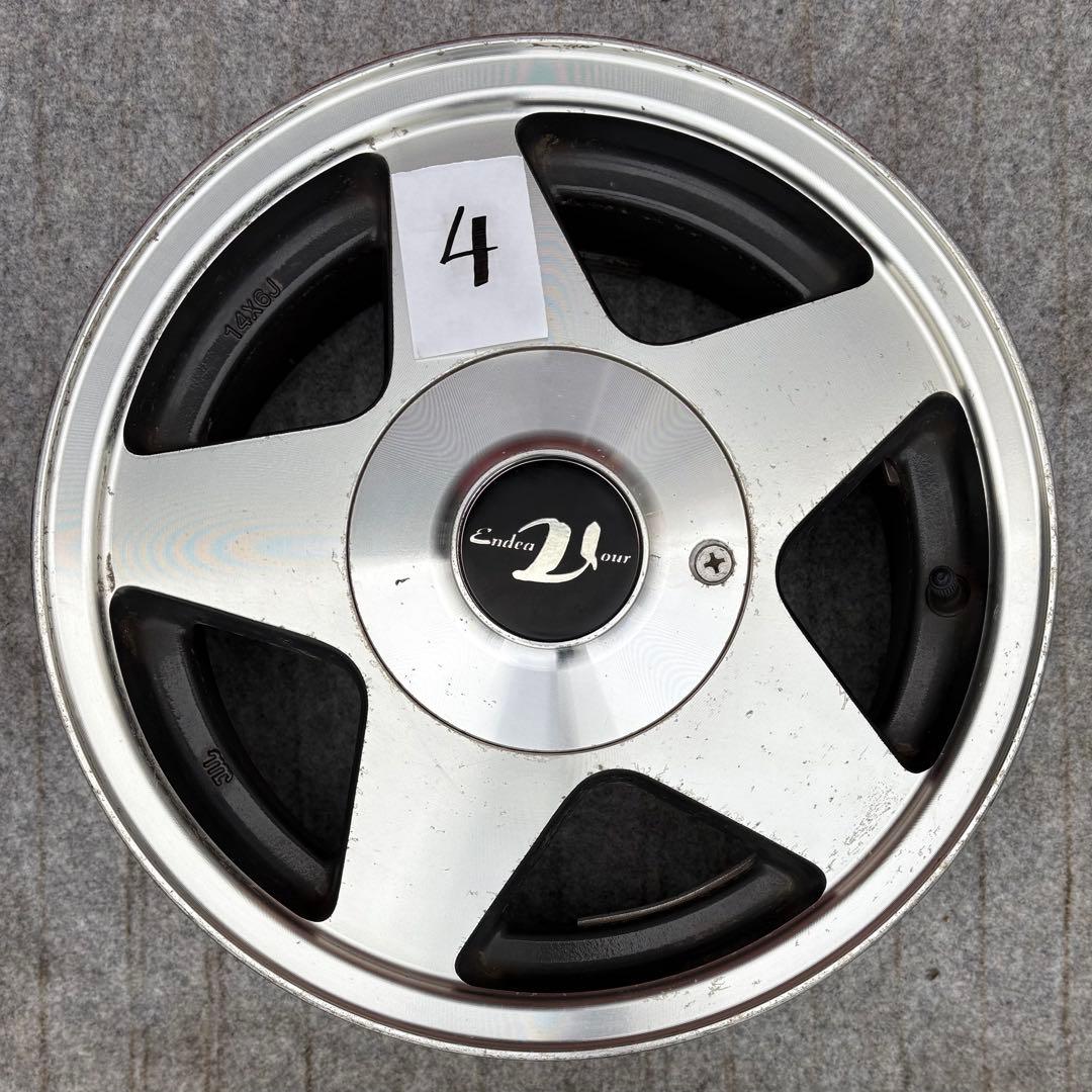 Endeaout 社外マルチホイール14インチ 14Ｘ6.0J PCD100
