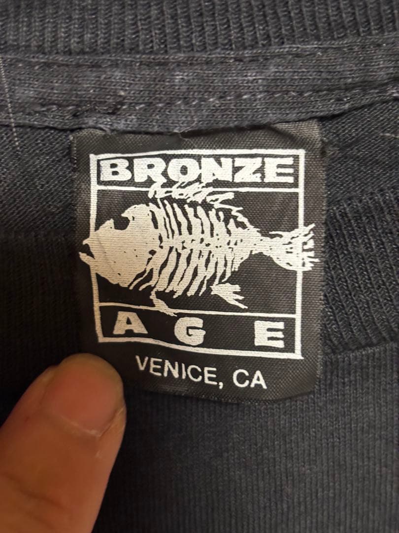 希少Vintage BRONZE AGE サークルフィッシュ ブラック