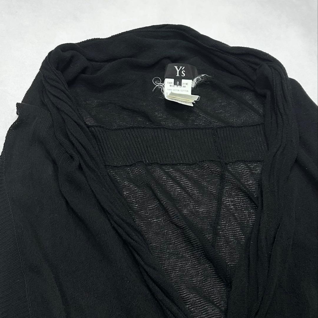 トップス Y's - design deformation cardigan
