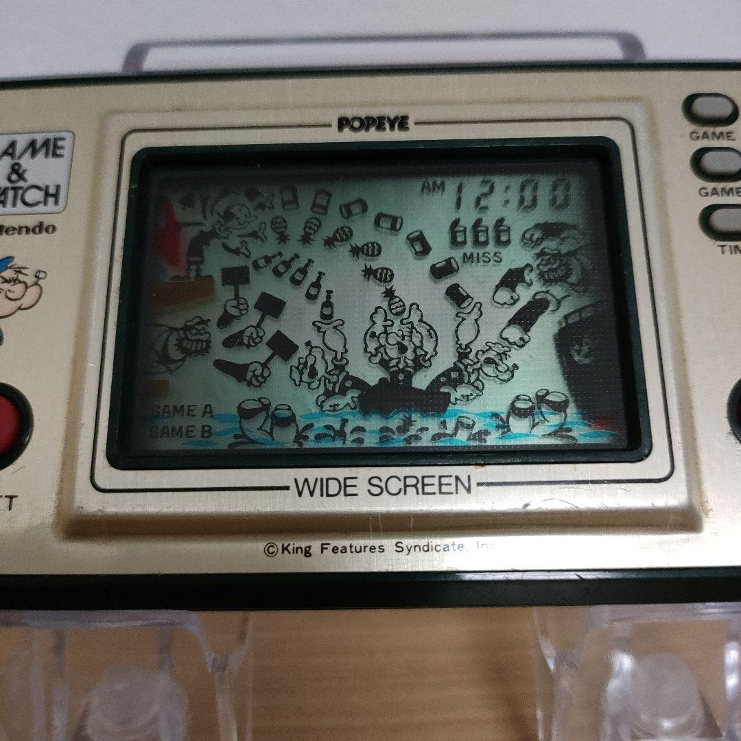 ゲーム＆ウォッチ　ポパイ　任天堂　ニンテンドー　メンテナンス済み