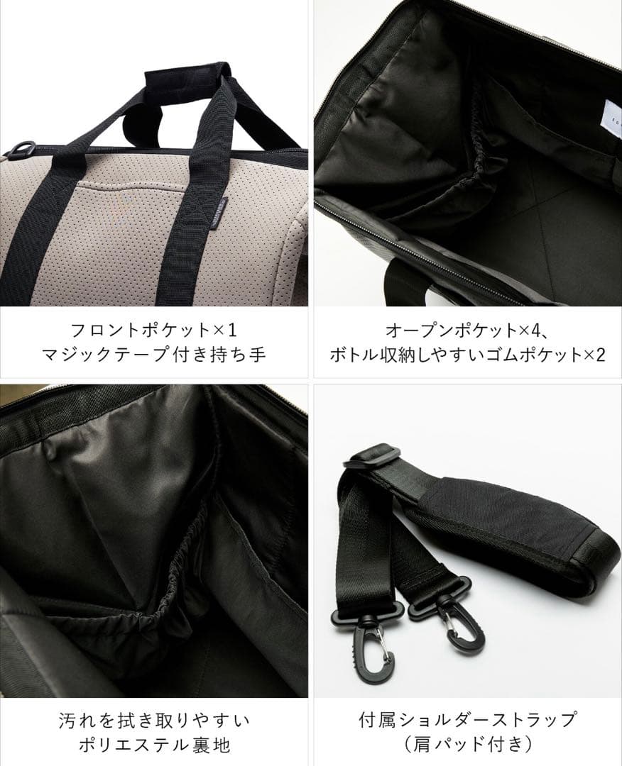 1月22日まで！エディータ　EDITA Lサイズ CGY ボストンバッグ