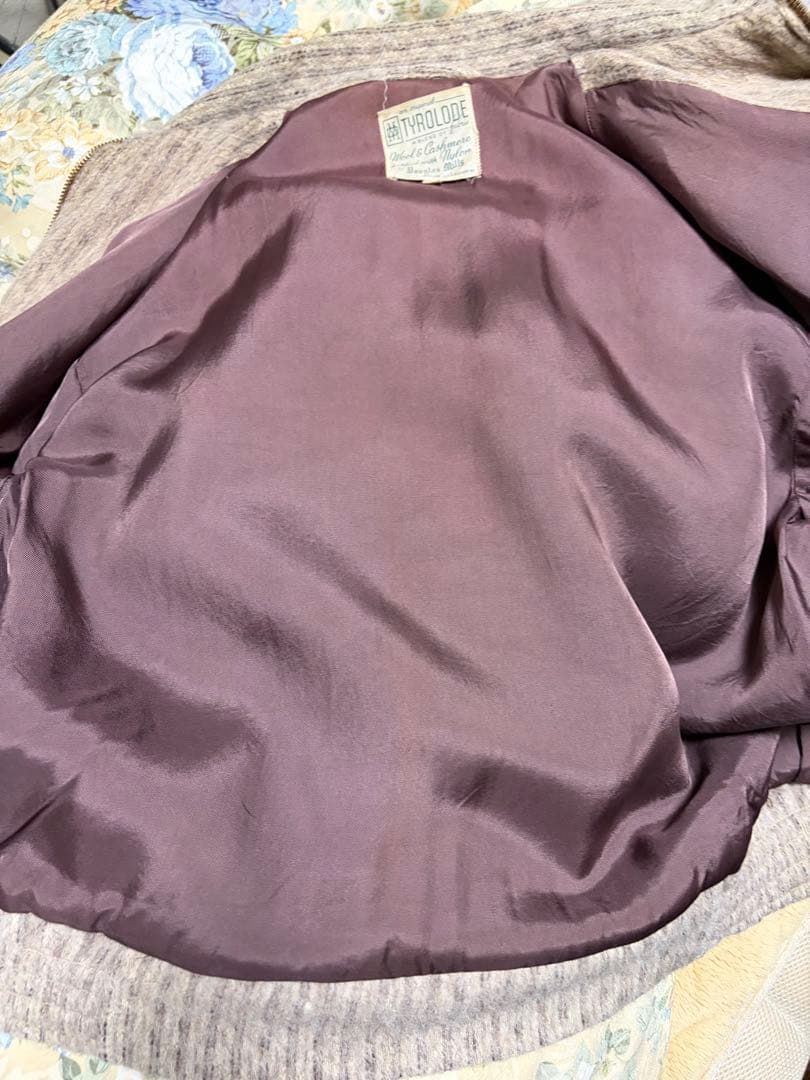 50s ウール　カシミヤ　ブルゾン