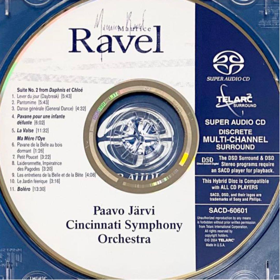 パーヴォ・ヤルヴィ SACD Multi-ch ラヴェル