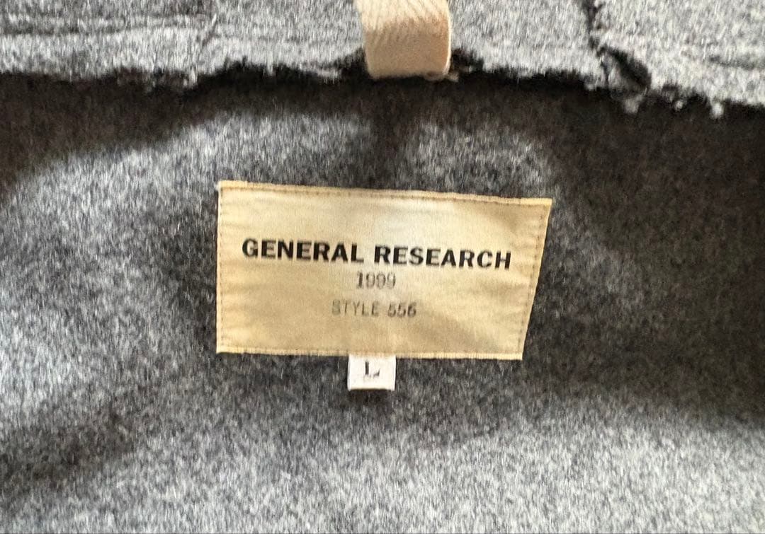 GENERAL RESEARCH ダッフルコート L グレー