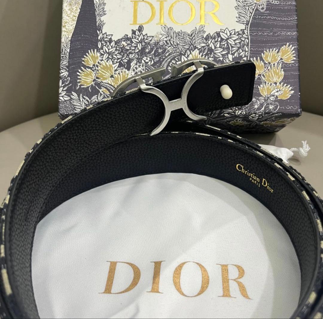 オブリーク CD リバーシブルベルト シルバー