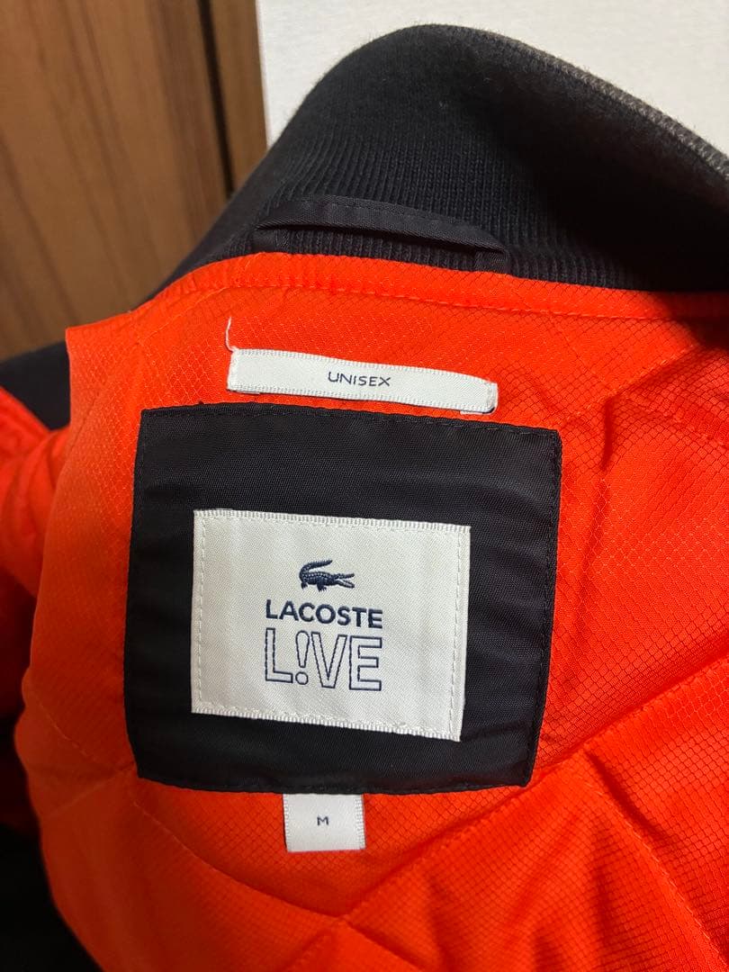 【最終値下げ‼️】Lacoste ブラック MA-1ジャケット