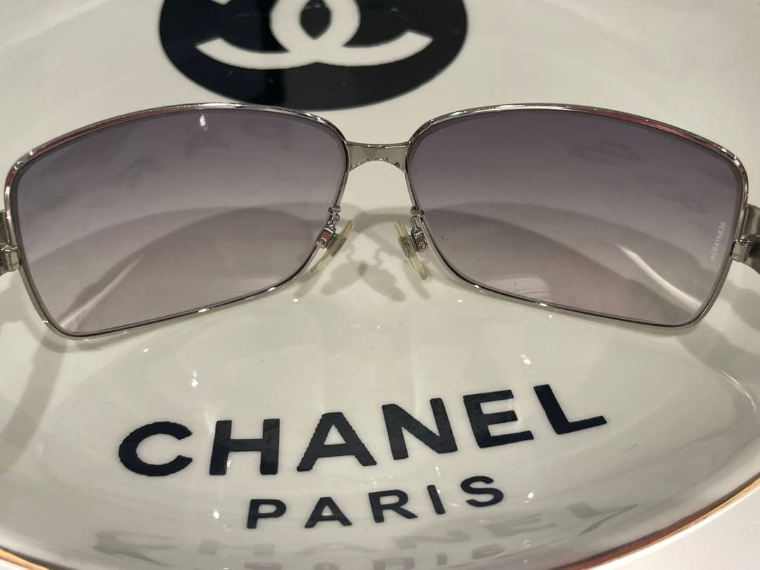 【極美品】CHANEL ココマーク　グラデーション スクエアフレーム サングラス