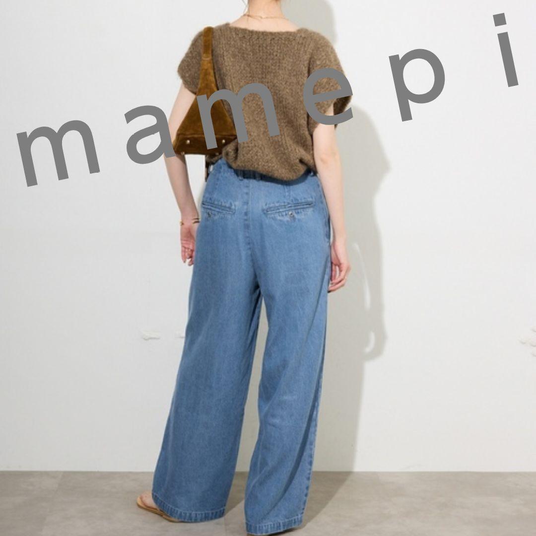 にゃんこ様　スローブイエナ LEDENIM TUCK TROUSER