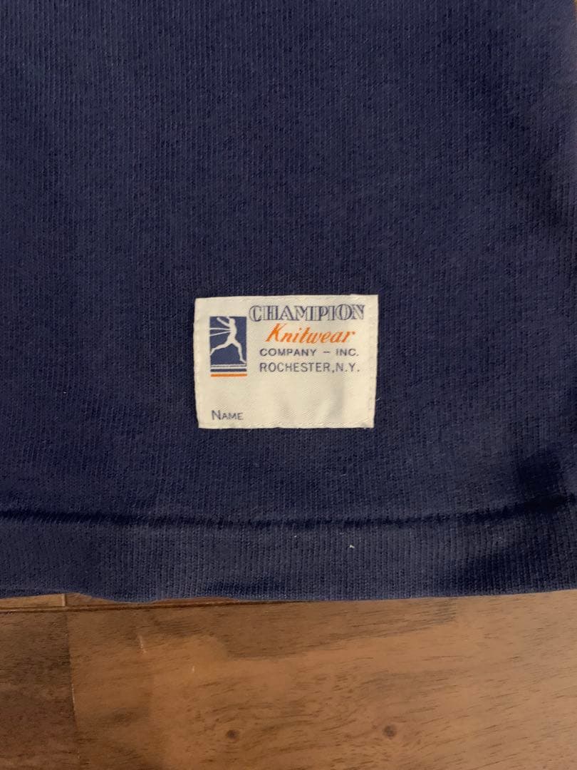 BUDDY 別注 Champion フットボールシャツ ランタグ