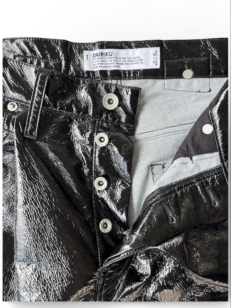 パンツ DAIRIKU 25SS Laminate Wide Pants