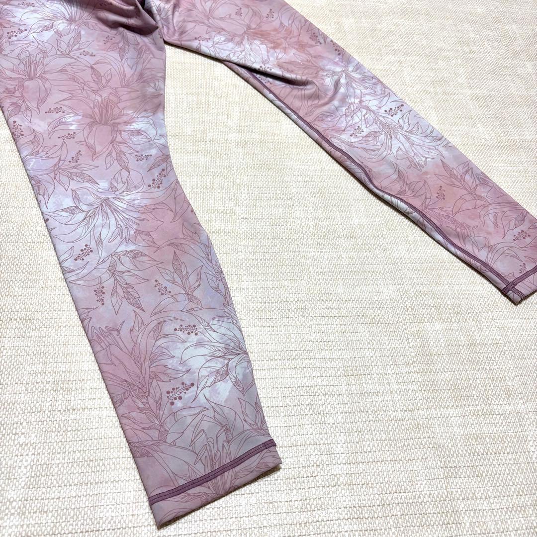 sukala Mサイズスカーラヨガウェアピンク花柄lavaレギンスピラティス