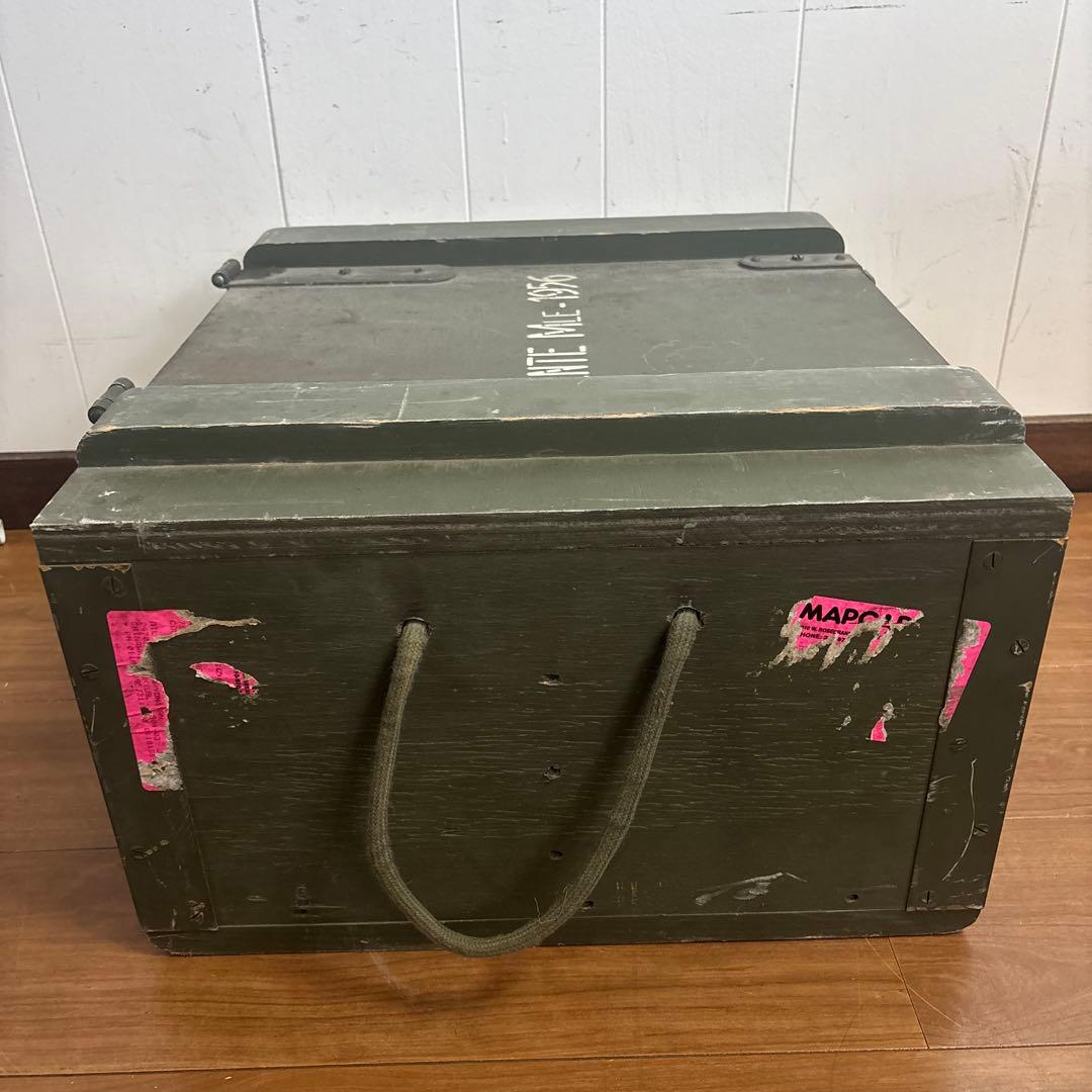 フランス軍　TENTE MLE-1956 テント用　ウッドケース　木製　送料無料