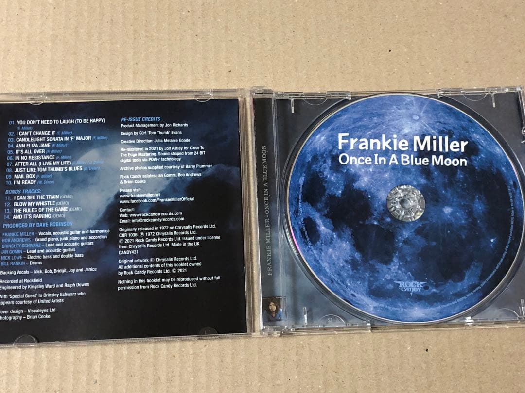5枚セット フランキー・ミラー FRANKIE MILLER 2021リマスター