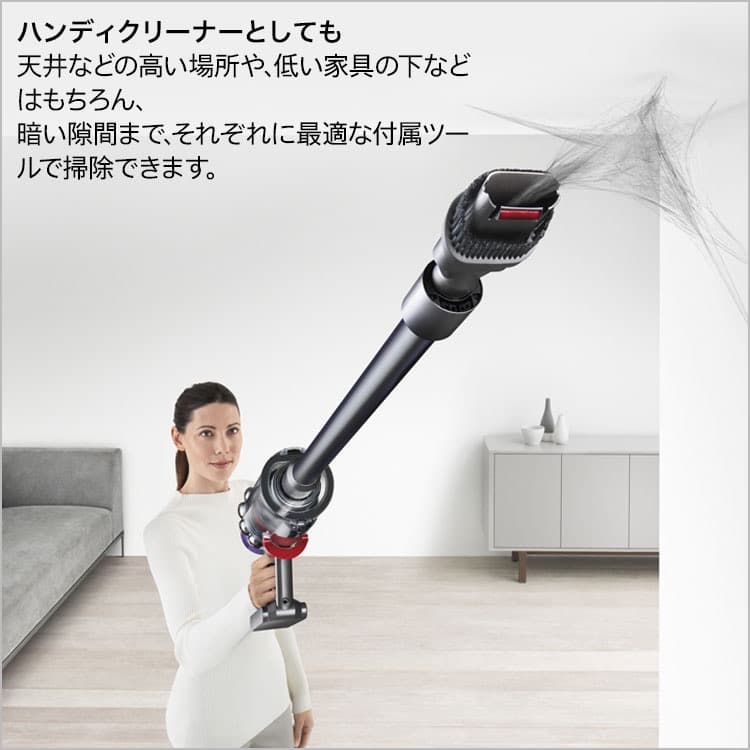 新品 Dyson V10 Fluffy Black SV12 FF LF BK
