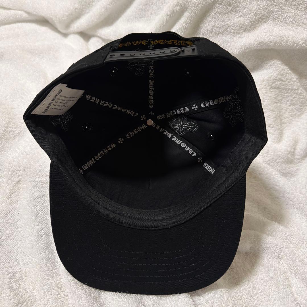 CHROME HEARTS 黒 ベースボールキャップ