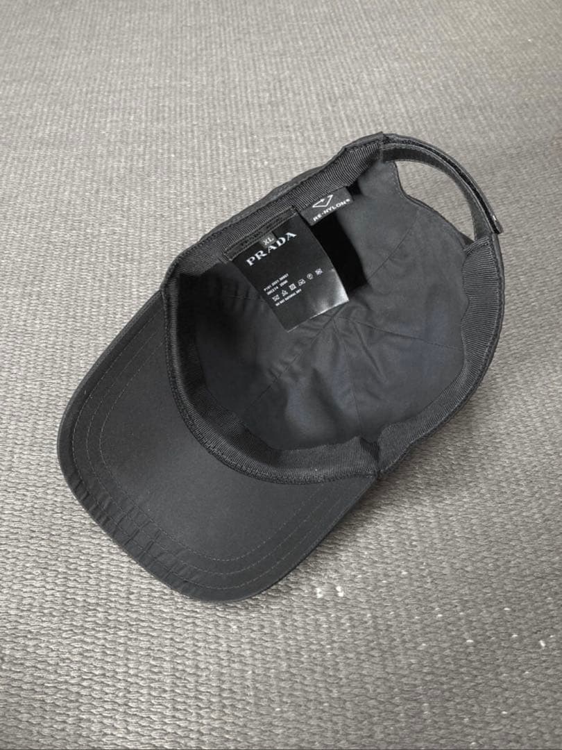 PRADA プラダ Re-Nylon ベースボール キャップ トライアングルロゴ