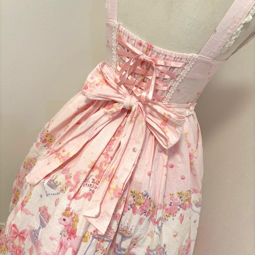 Unico in Bloomland柄スカラップJSK カチューシャセット