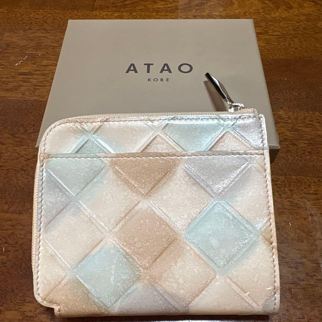 ATAO 二つ折り財布ミリモブロックパーティ