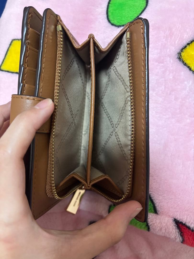 Michael Kors 二つ折り財布 ベージュ/ブラウン