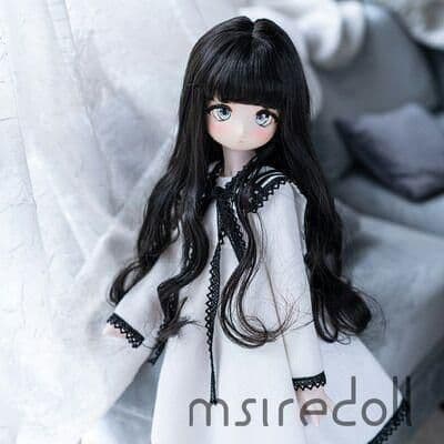 F53 BJD 1/3 人形 ドール ウィッグ カツラ 耐熱 ハンドメイド