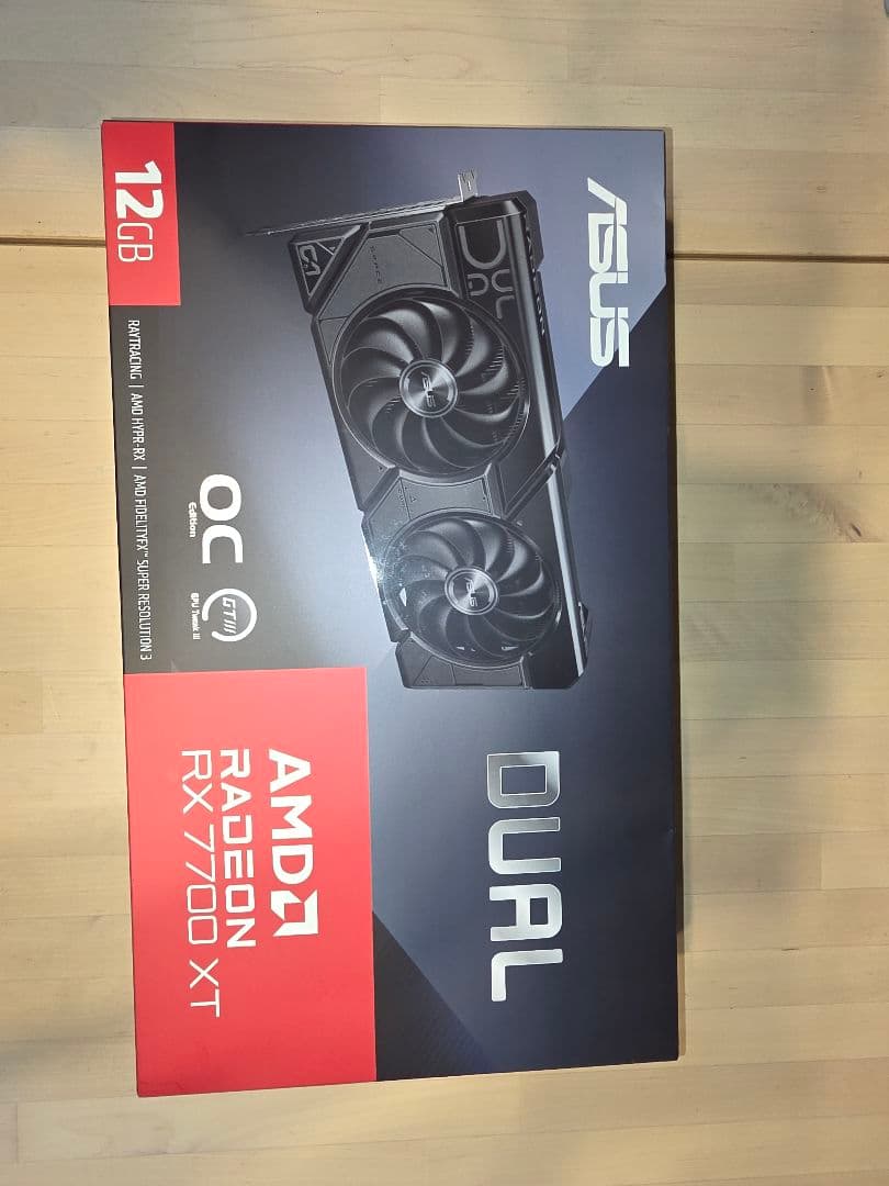 グラフィックボード・グラボ・ビデオカード ASUS Radeon RX 7700 XT 12GB OC