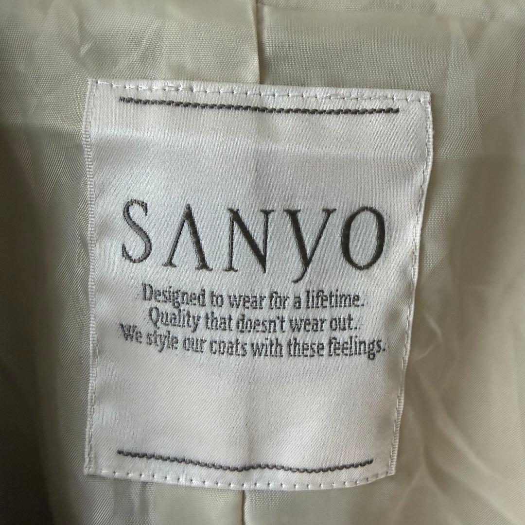 SANYOCOATサンヨーコート　春物薄手トレンチコート ゆったり
