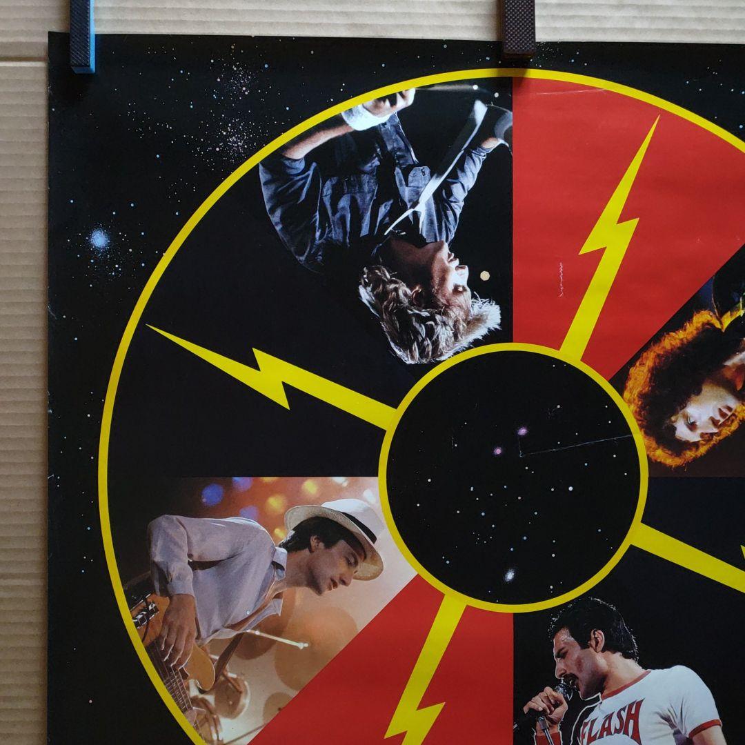 QUEEN／FLASH GORDON 新品 特典ポスター 80年当時物 送料込み