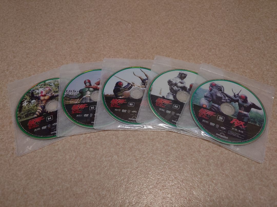 仮面ライダーDVDコレクション (BLACK RX) 86～95号