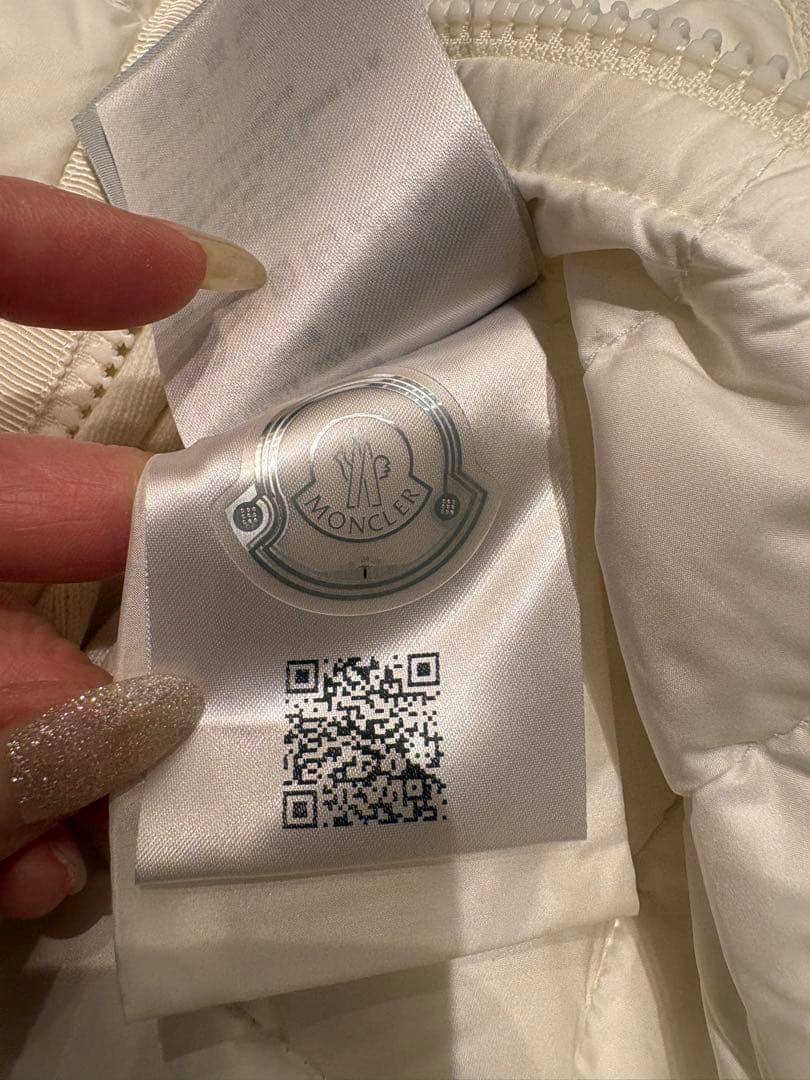 MONCLER ホワイトダウンニットカーディガンXS 新品未使用