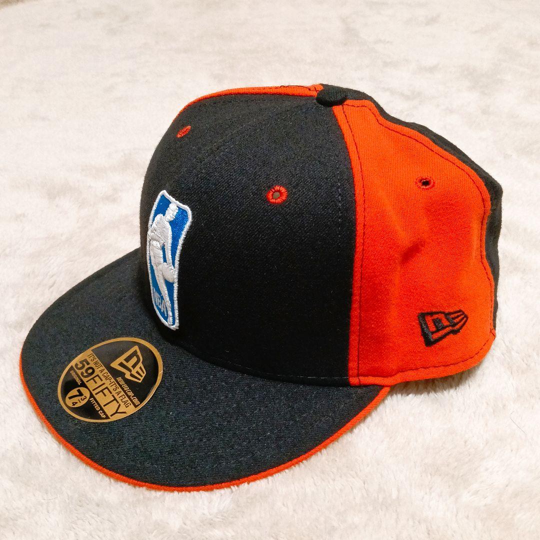 USA製 NEW ERA 59FIFTY ニックス 61.5cm 90s 黒橙