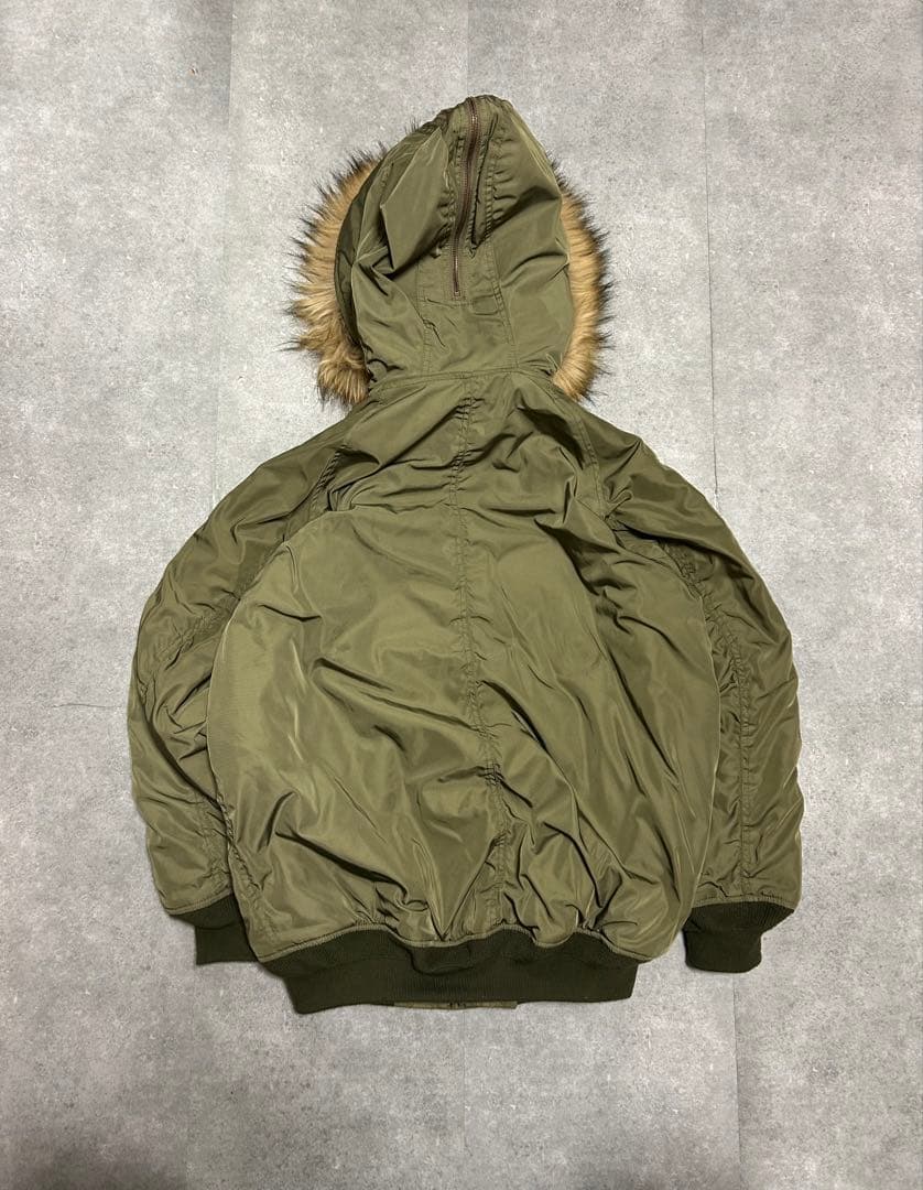 moussy マウジー N-2B フライトジャケット 短丈 Y2K カーキ