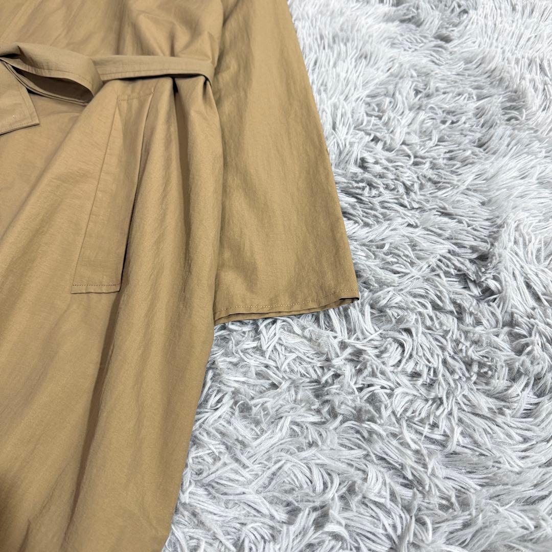 美品✨21SS ティッカ ライトコート ベルト スプリング ゆったり 洗える F
