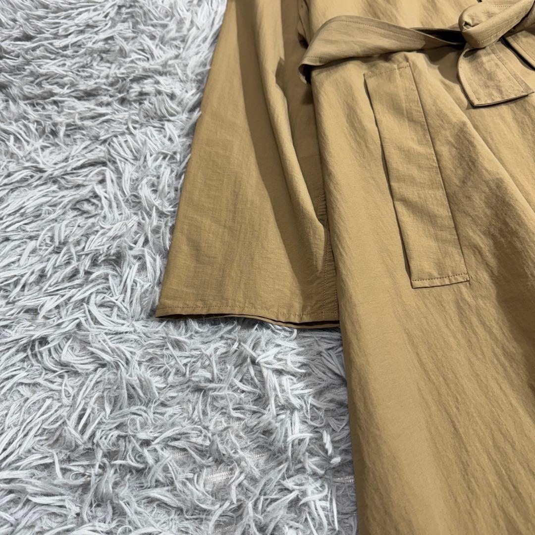 美品✨21SS ティッカ ライトコート ベルト スプリング ゆったり 洗える F