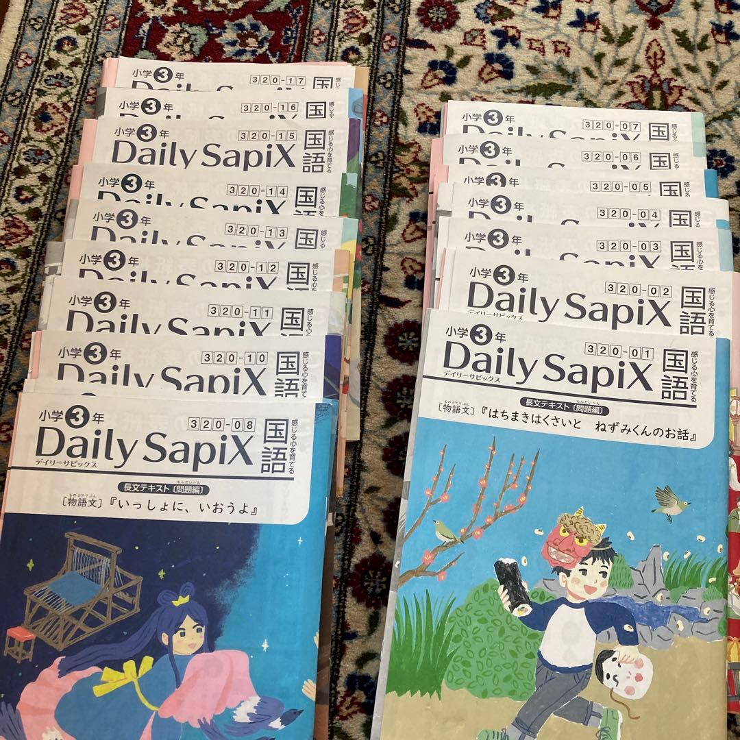 サピックス 小学3年生　デイリーサピックス 国語フルセット