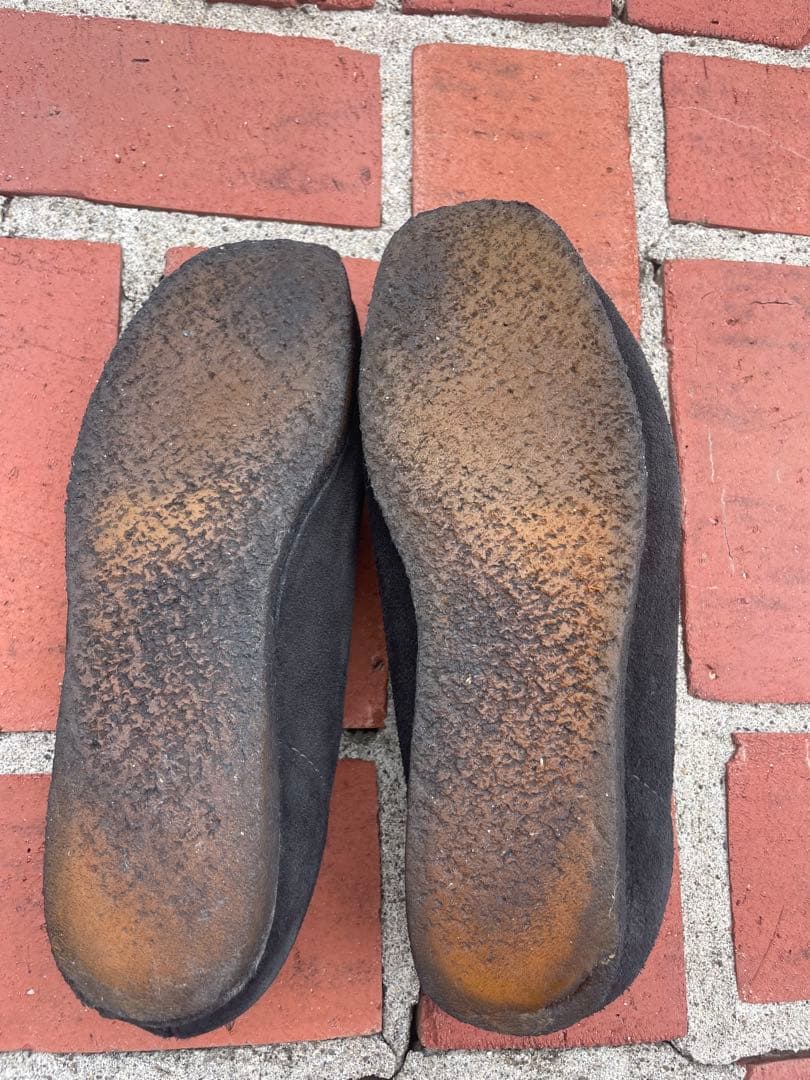CLARKS ORIGINALS ワラビー　黒　27センチ