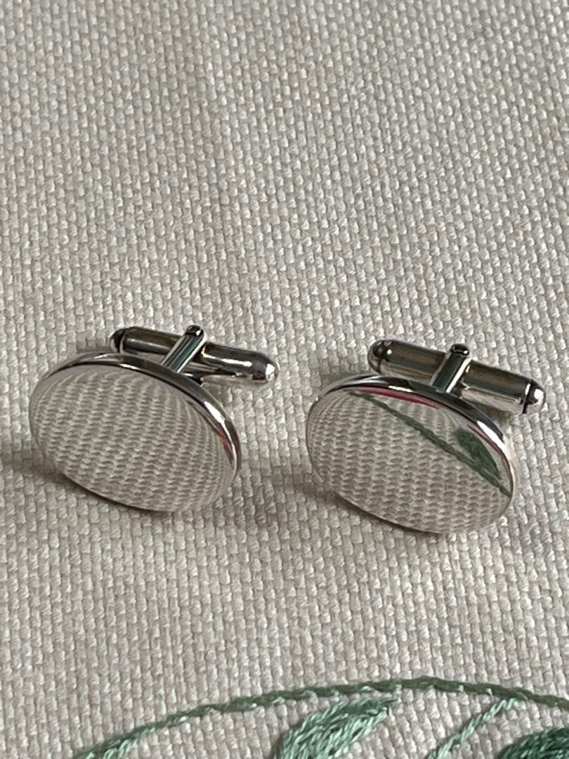 Tiffany & Co. シルバー 925オーバルカフリンクス