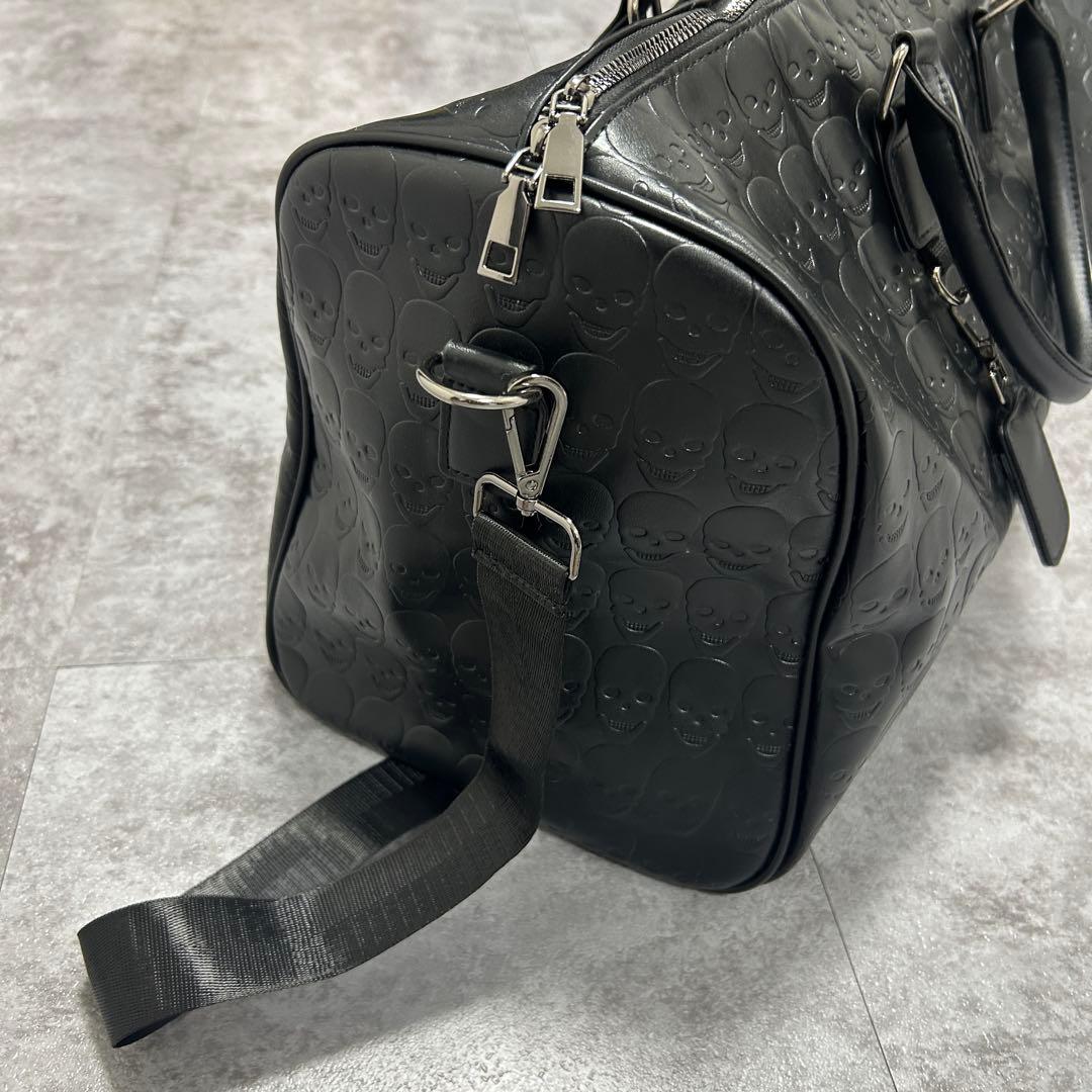 Archive - 骸骨 Skull leather boston bag