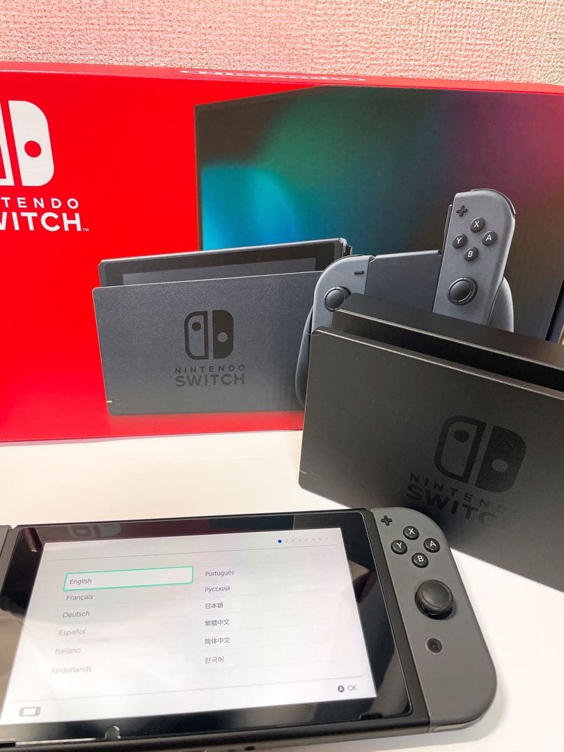 NintendoSwitch バッテリー強化版 グレー