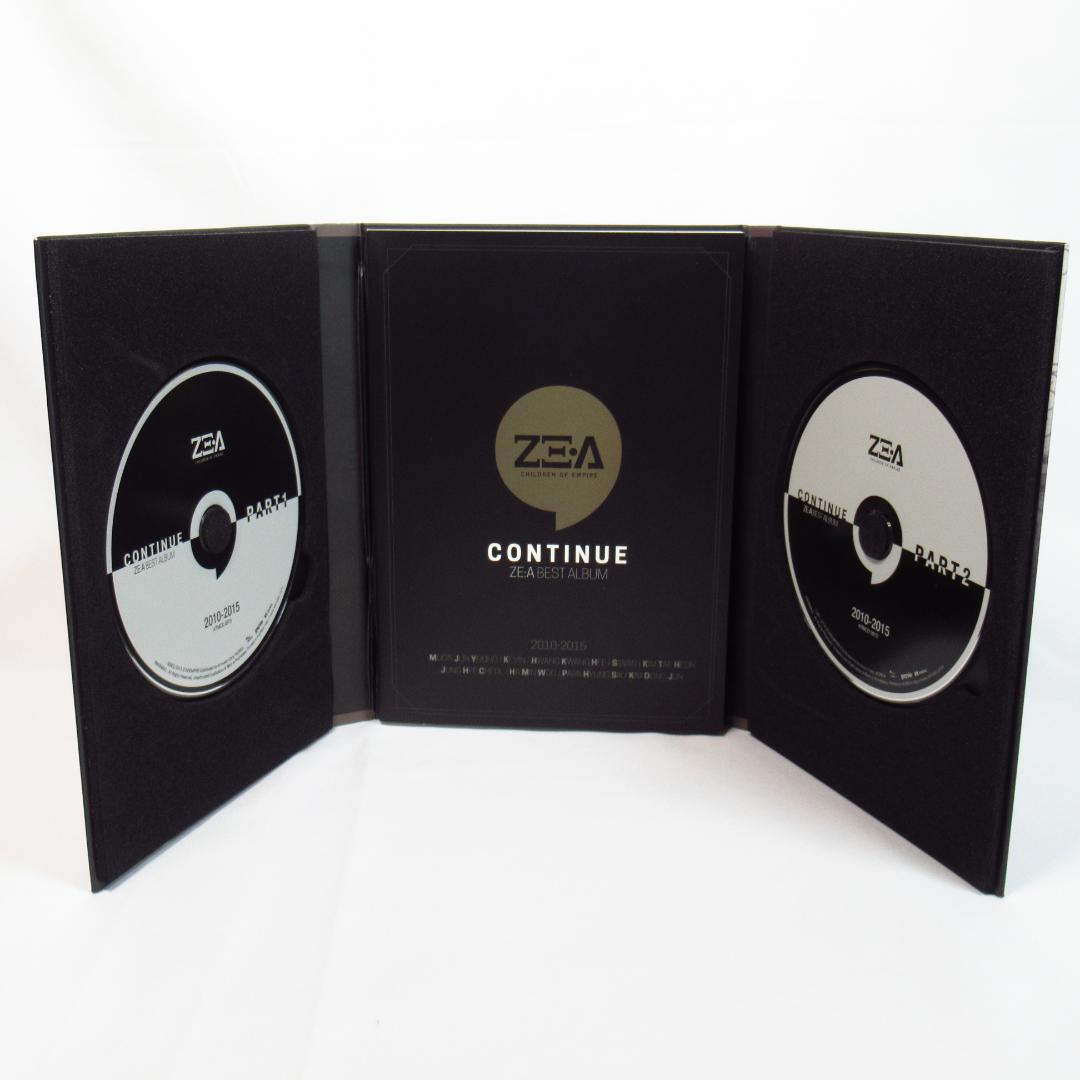 ZE:A ゼア CONTINUE 【韓国盤 CD2枚組】ベストアルバム