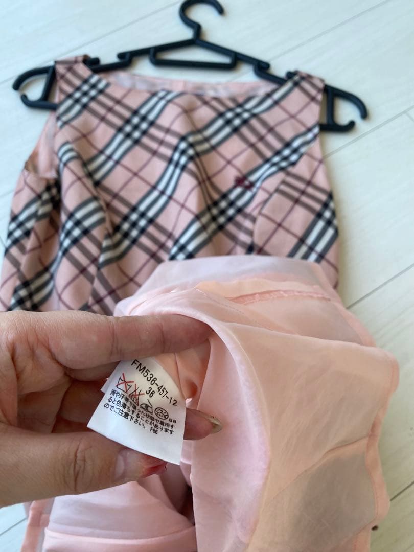 BURBERRY ブルーレーベル ノースリーブワンピース 36